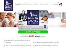 Tablet Screenshot of dinnercheque.nl